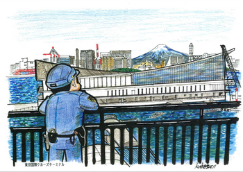 東京国際クルーズターミナルのイラスト